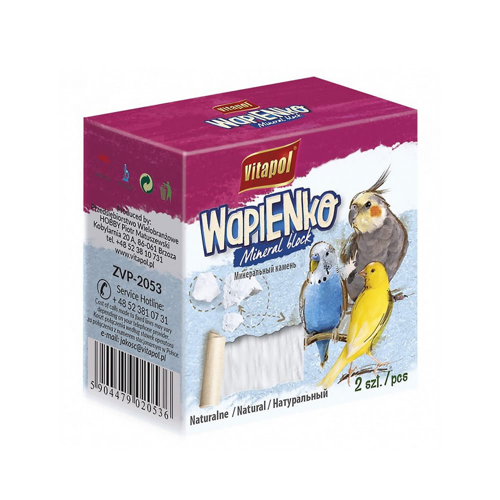 Vitapol Kostka Wapienna Dla Ptaków Naturalna 40g